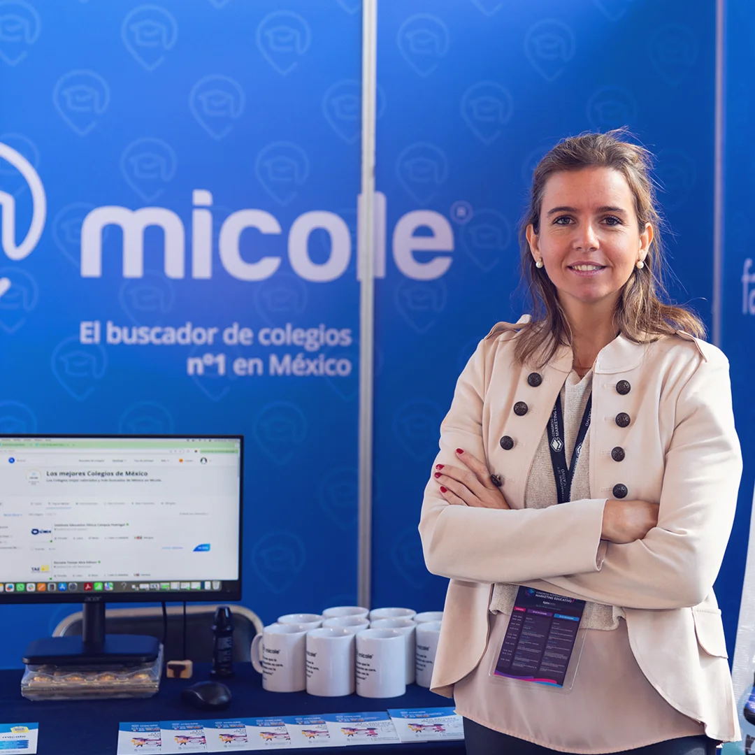 Stand de Micole, patrocinador de CIMEDU