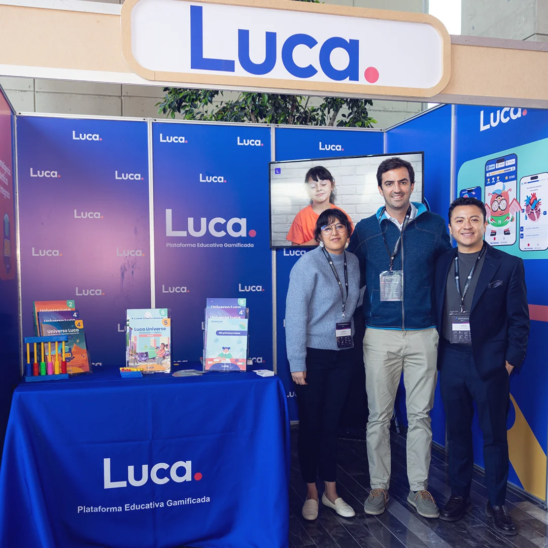 Stand de Luca, patrocinador de CIMEDU